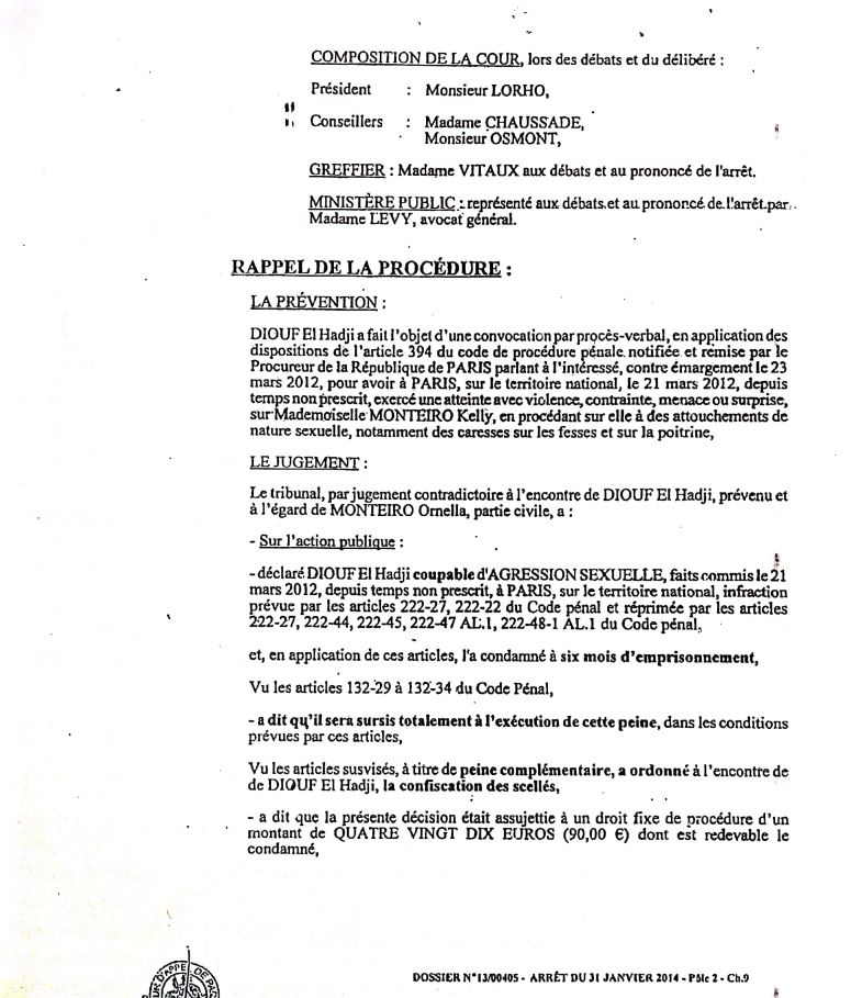Condamné en France : Un passé récent rattrape Me El Hadji Diouf