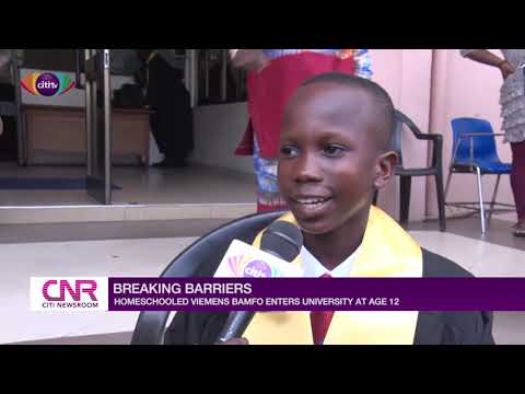 Viemens Bamfo: Le Ghanéen de 12 ans qui est entré à l’Université sans faire le secondaire (vidéo)