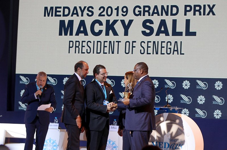 Distinction: le Président Macky Sall a reçu le prix MEDays 2019 au Maroc