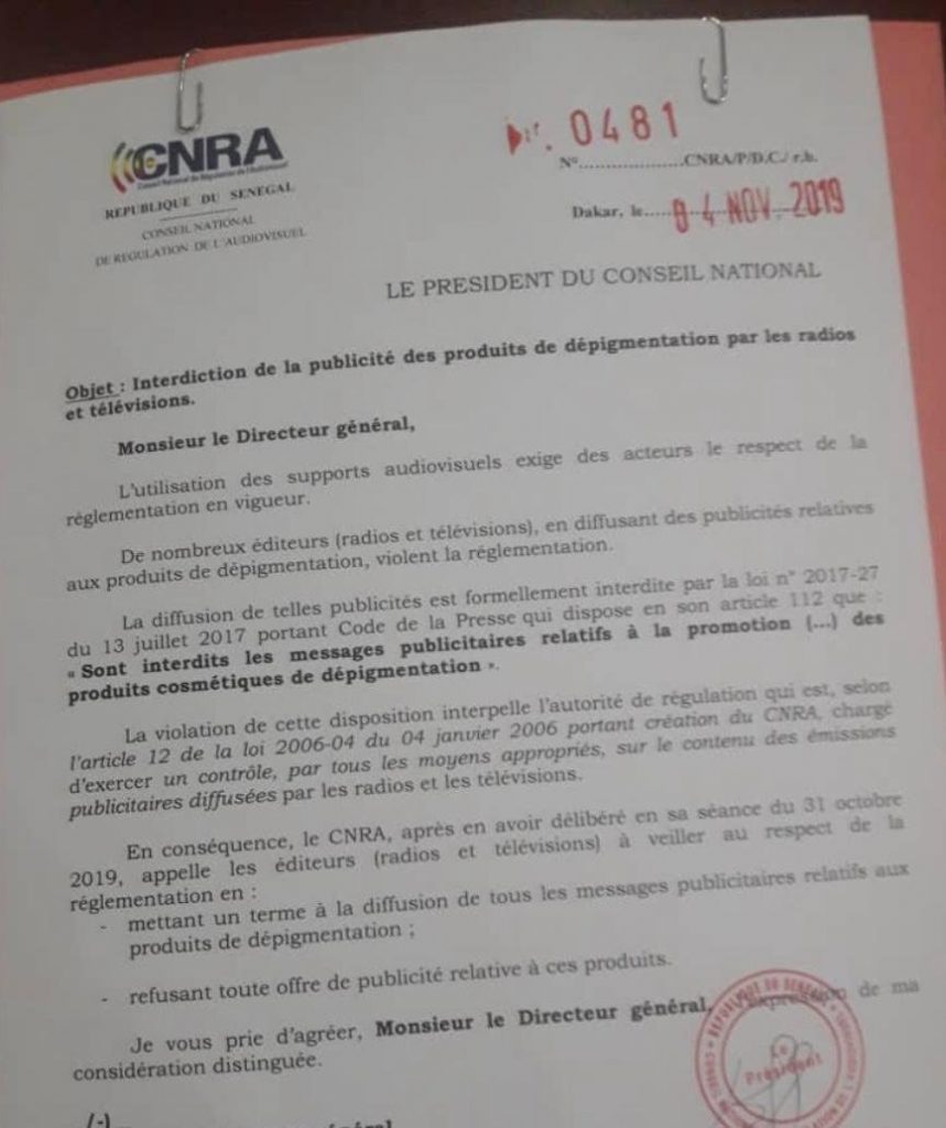 Publicité sur le "khessal": Marodi et la Tfm violent l’interdiction du CNRA