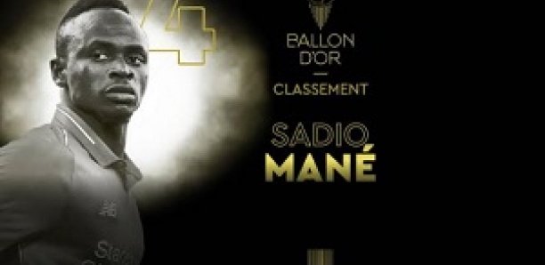 Ballon D’Or : Sadio Mané 4ème au classement final