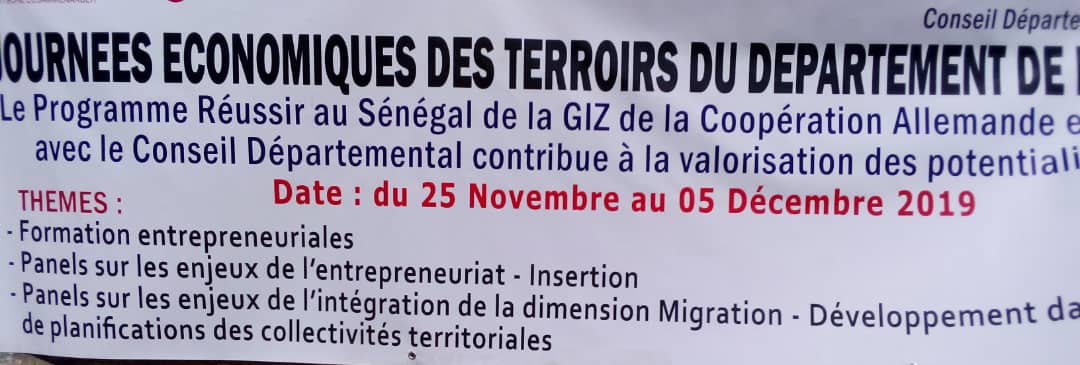 KOUNGHEUL - Journées économiques des terroirs du département avec la GIZ /Réussir au Sénégal  (PHOTOS)