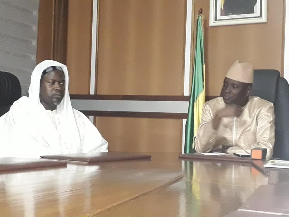 RENCONTRE ENTRE MAOULHAYAT ET ALY NGOULLE NDIAYE MINISTRE DE L'INTERIEUR