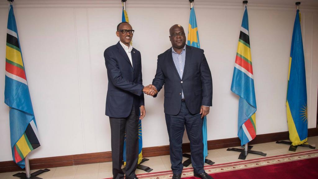 Une photo de Félix Tshisekedi et Paul Kagame fait polémique en RDC