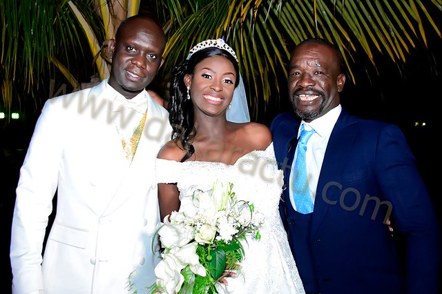 PHOTOS - Le mariage royal de Laurent Sène, DG de la chaîne d’hôtels Fleur de Lys et son épouse Aida Sène