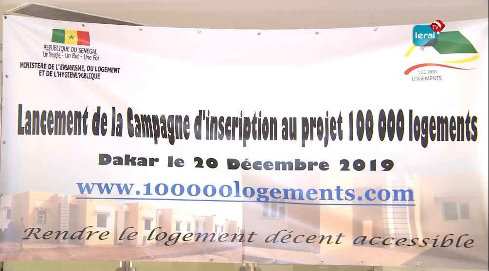 VIDEO + PHOTOS - Lancement de la campagne d'inscription au projet 100 000 logements (Abdou Karim Fofana)