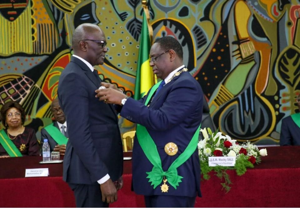 Photos: l'homme d'affaires Babacar Ngom élevé au rang de Grand Officier de l'Ordre National du Lion