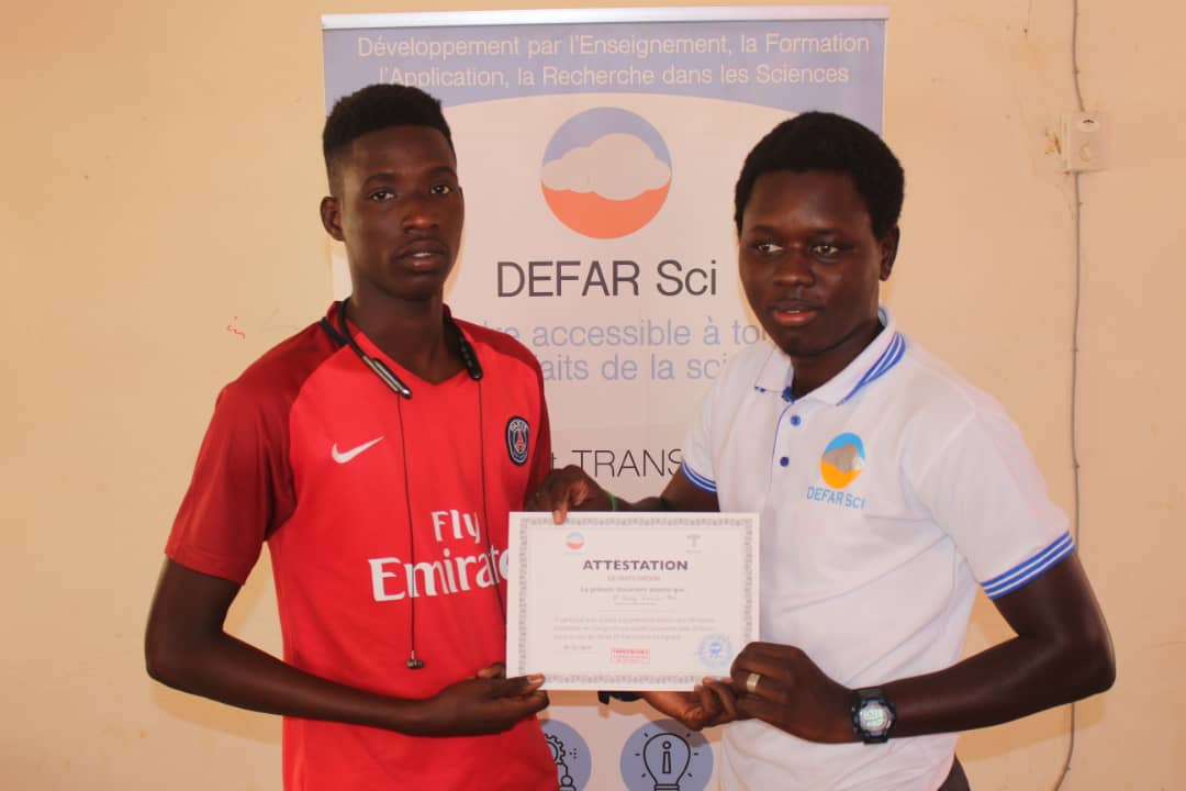 DEFAR Sci avec TEKKITECHNO à Linguère: Cérémonie de clôture de la première édition des 48h d'initiation en Design et aux objets connectés