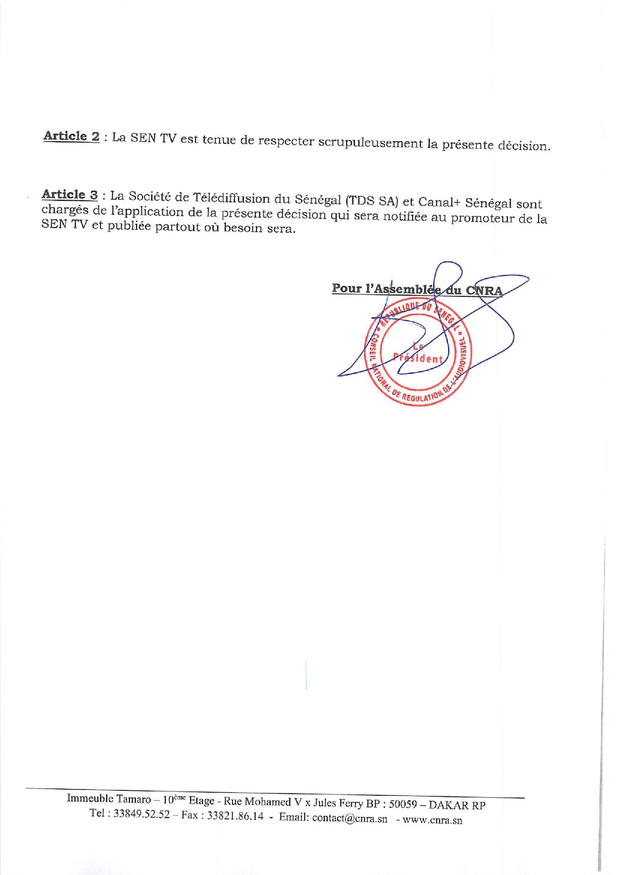 CNRA - Suspension de 7 jours des programmes de SEN TV: Bougane Guèye Dany joue-t-il au pocker ?