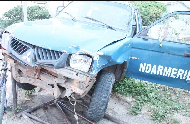 Goudomp : Un véhicule de la gendarmerie de Samine fait des tonneaux sur la RN6