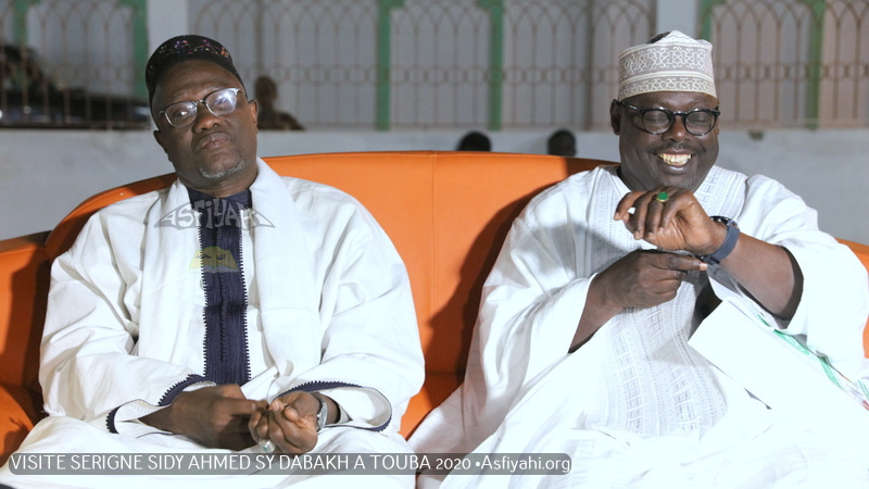 Serigne Mountakha Mbacké, parrain du Gamou annuel de Diacksao: Les images de la visite de Serigne Sidy Ahmed Sy Dabakh à Touba