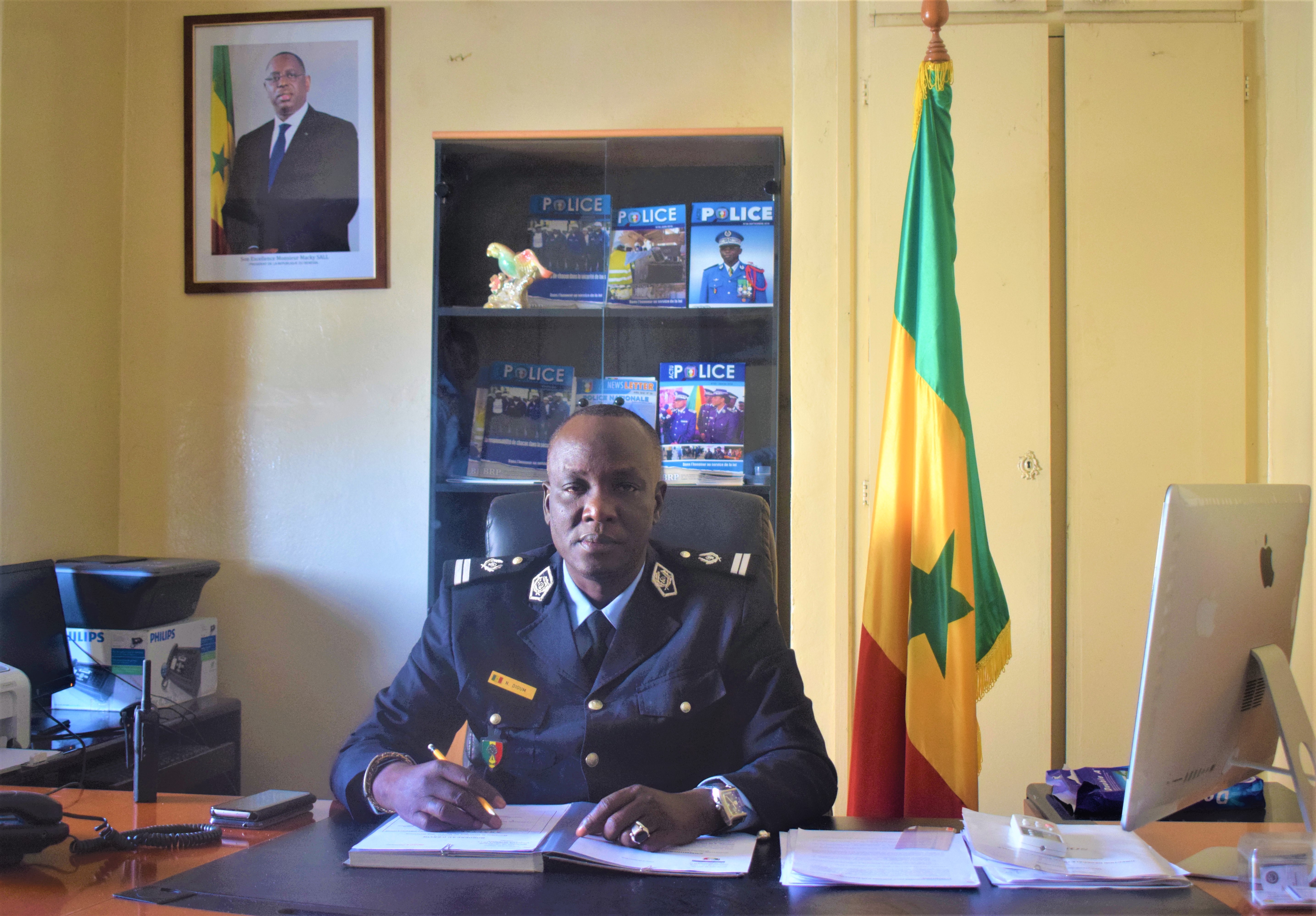 Nomination: Le lieutenant Ndiassé Dioum, nouveau porte-parole de la Police nationale