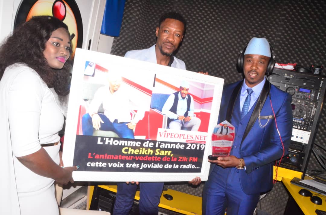 Homme de l'année 2019: VIPEOPLES.NET décerne le titre de meilleur animateur à Cheikh Sarr de la Radio Zik FM
