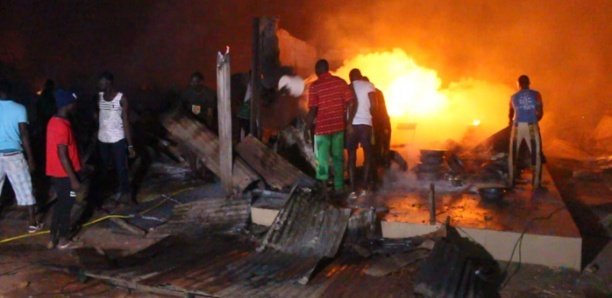 Urgent: Le foirail de Sicap Mbao en feu