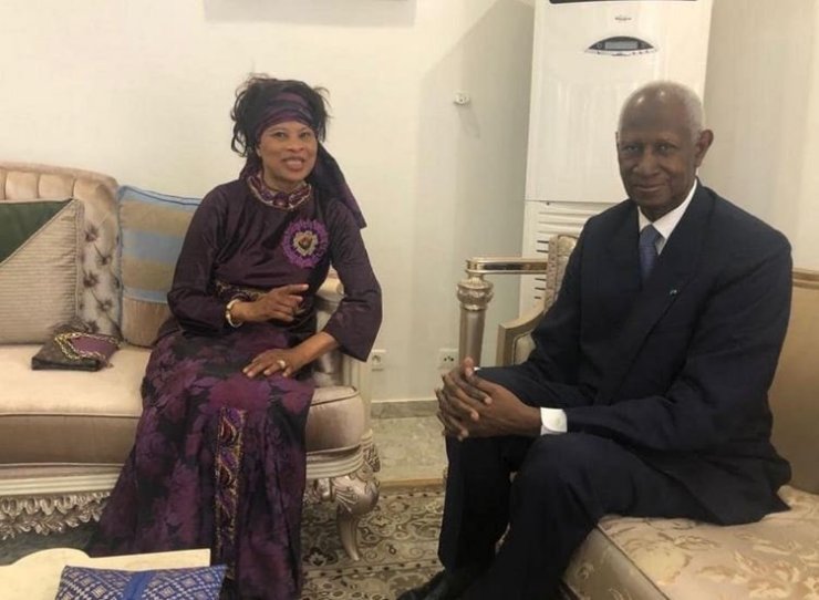 PHOTOS - Retrouvaille chaleureuse entre Me Aissata Tall Sall et Abdou Diouf