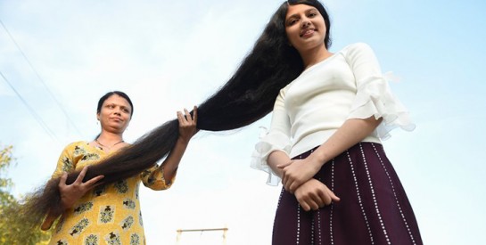 Inde: A 17 ans, une adolescente a des cheveux longs de 190 centimètres
