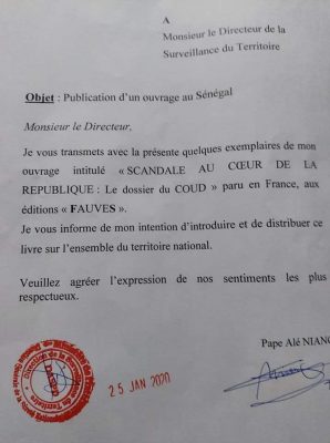 ‘’Scandale au cœur de la République’’ : Pape Alé Niang a reçu le quitus pour vendre son livre