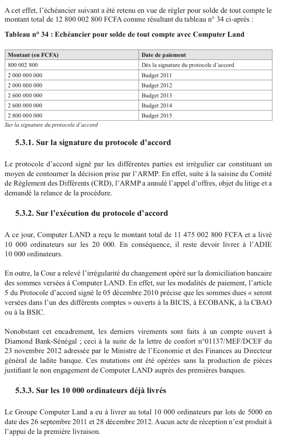 Marché de près de 100 000 ordinateurs : l’Adie octroie un gré à gré de plus de 12 milliards à Thiam Computer Land qui ne livre pas tous les...