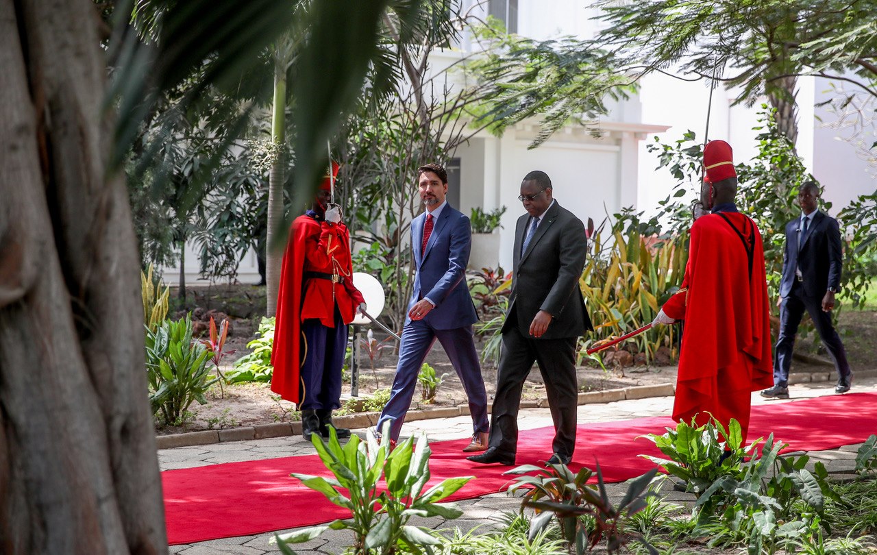 PHOTOS - Les temps forts de la rencontre entre Macky Sall et Justin Trudeau au Palais 