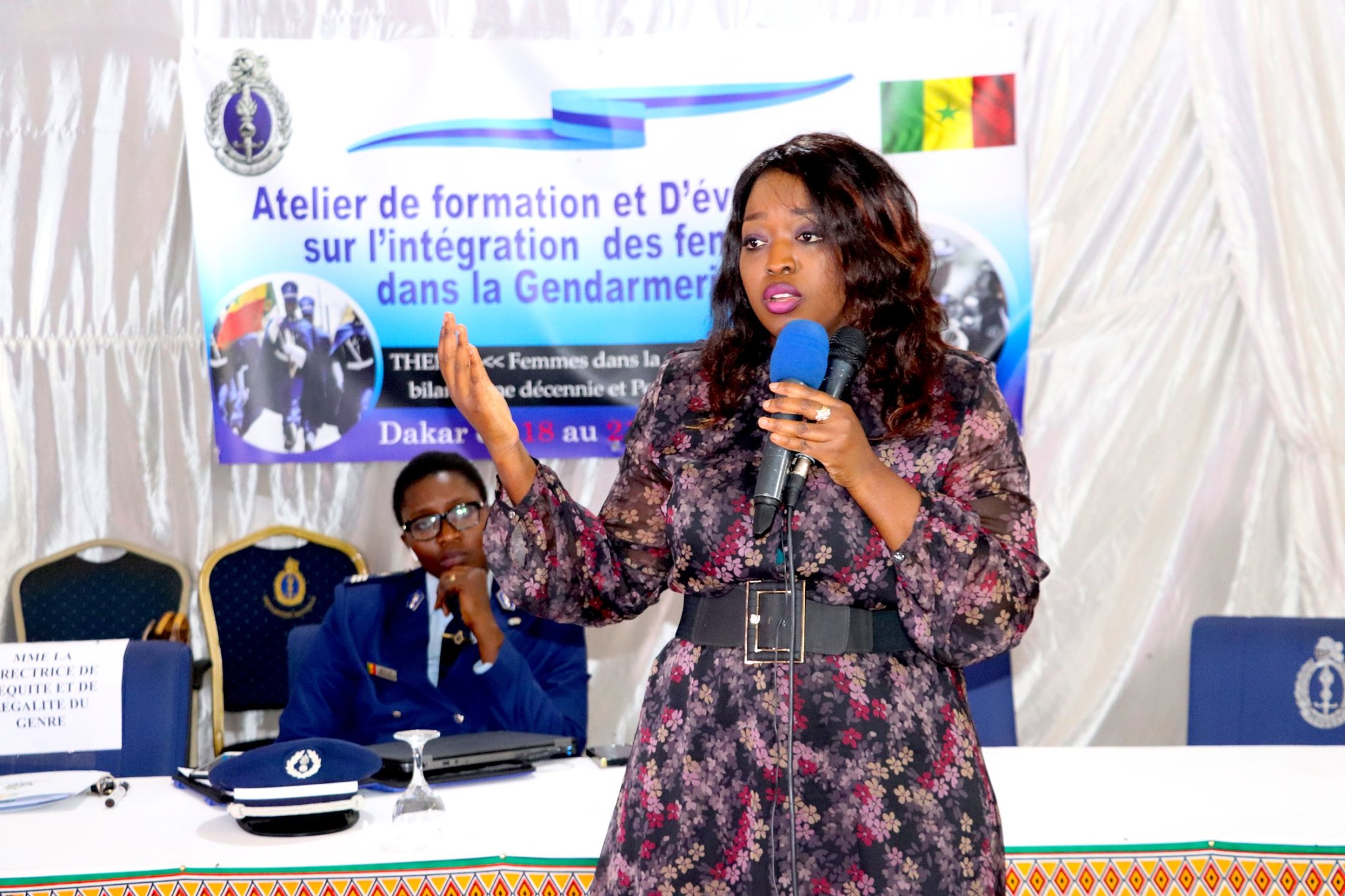 PHOTOS - Distinction: Amy Sarr Fall honorée par les femmes gendarmes