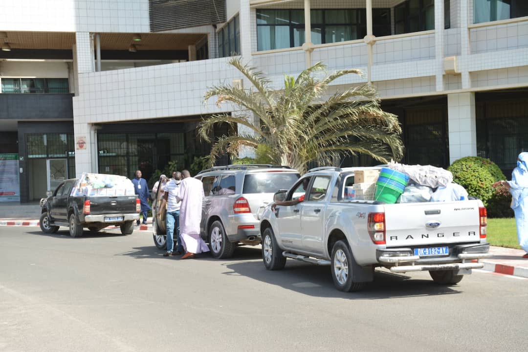 Lutte contre le coronavirus: Ibrahima Sall du parti Model, apporte son soutien au Ministère de la Santé (Images)