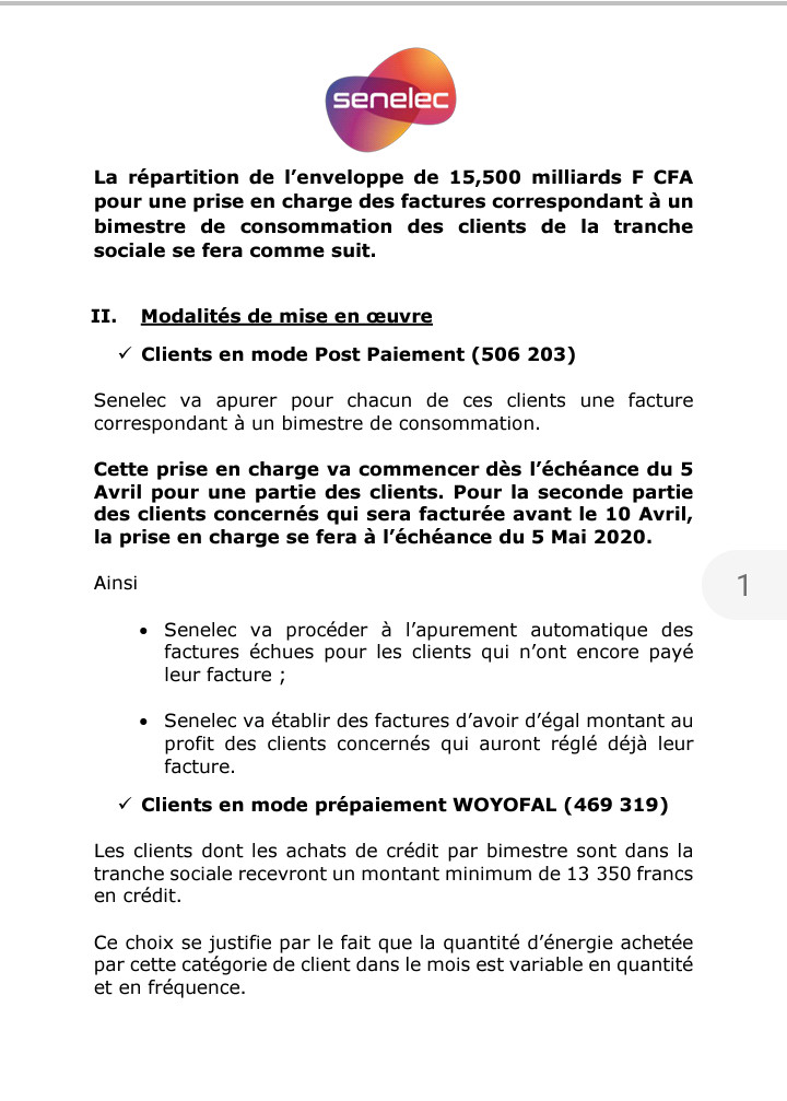  Factures d'électricité: Les modalités de la prise en charge, exposées