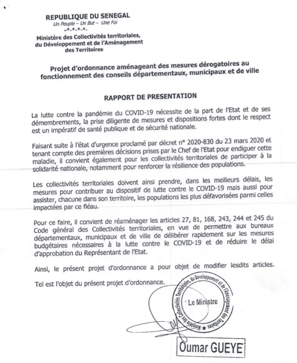 Appui aux familles vulnérables: Macky Sall signe une nouvelle ordonnance