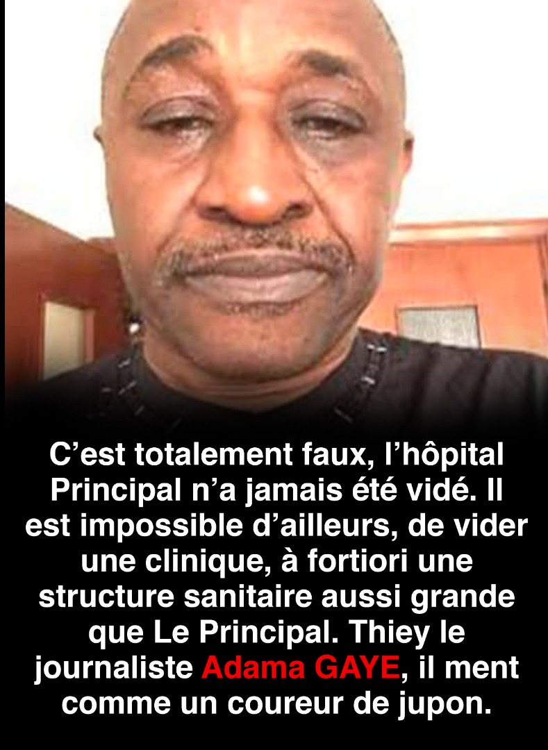 Adama Gaye, une unité de production de fake news !