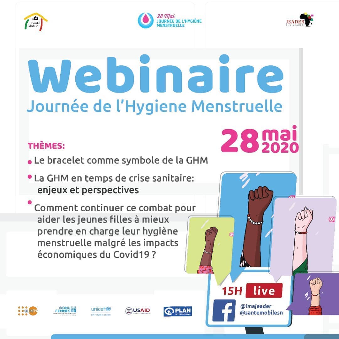 (🔴LIVE - Webinaire) Journée de l'Hygiène menstruelle avec Santé Mobile - Serviettes SantéVie (Vidéo)