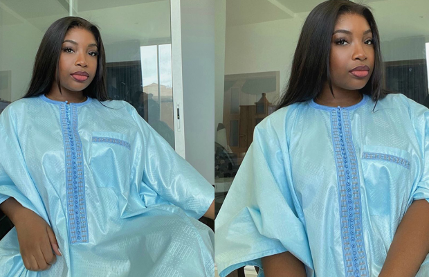 Tabaski: Venus, la fille de Youssou Ndour débarque avec un mini grand boubou très chic (Photos)