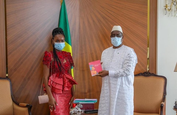 Education nationale: Diary Sow, deux fois meilleure élève du Sénégal, reçue par le Président Macky Sall