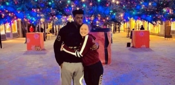 Mamadou Ndiaye et sa petite amie