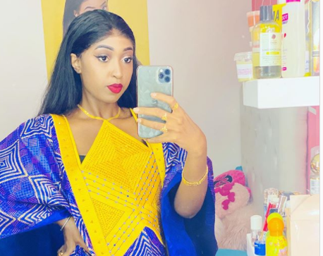 Photos - Admirez la magnifique tenue traditionnelle de l'actrice Tatira Sow !