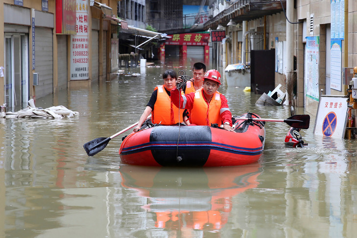 Inondations en Chine : plus de 40 millions de personnes affectées Inondations en Chine : plus de 40 millions de personnes affectées