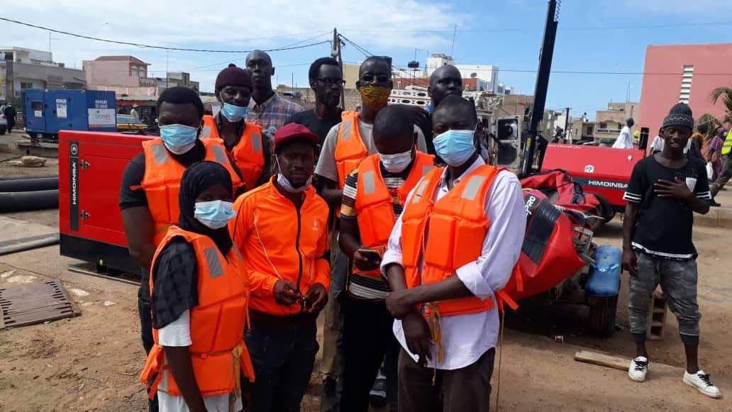 Social - La Team Bénévolat au secours des sinistrés de Keur Massar: D'importants lots offerts