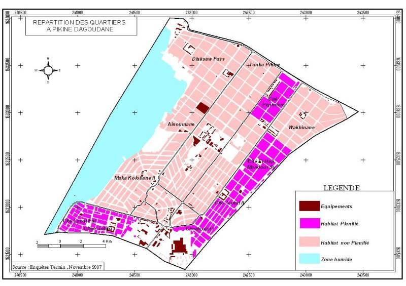 Cause départ, à vendre un terrain de 176m2 à Pikine Dagoudane