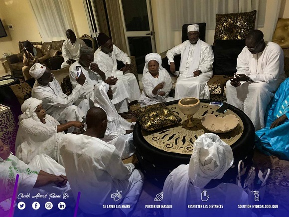 Décès des trois fils et fille du Khalife général des Layènes: Cheikh A. T. Bâ et sa délégation à Yoff pour présenter ses condoléances