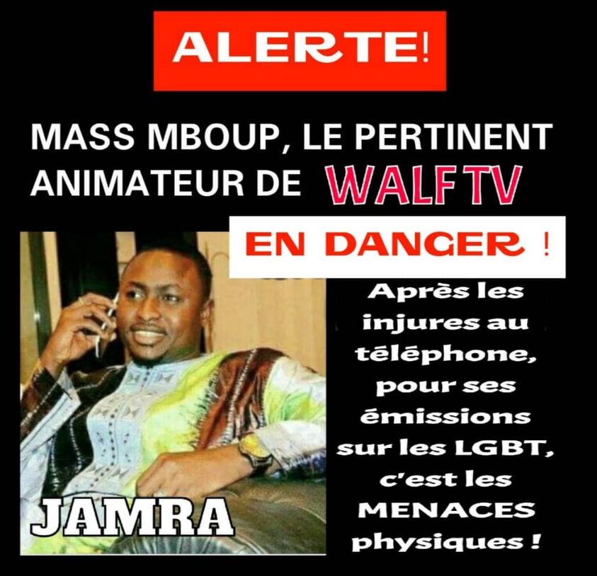Jamra dénonce "les menaces brandies par des Lgbt" contre Mass Mboup