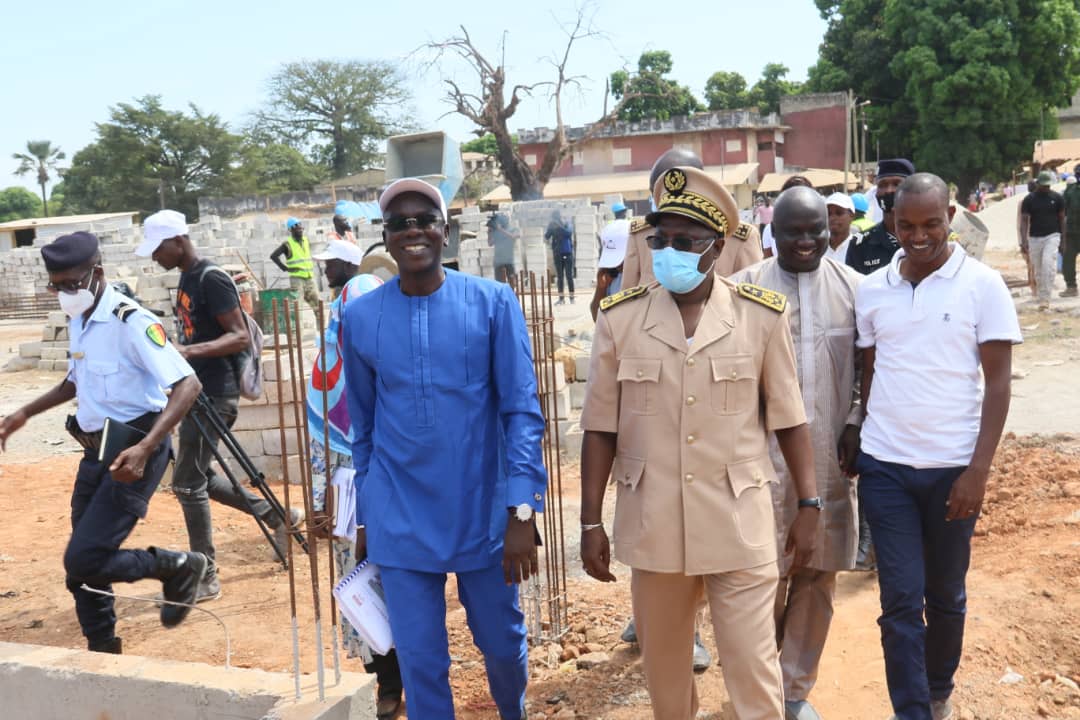 Ziguinchor: Le Dg de l'AGETIP en visite au marché Tilene, à  l'Université Assane Seck.et à Bignona