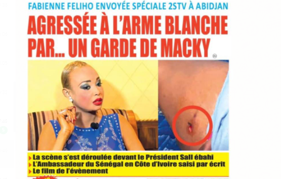 Abidjan: Fabienne Feliho agressée devant Macky Sall