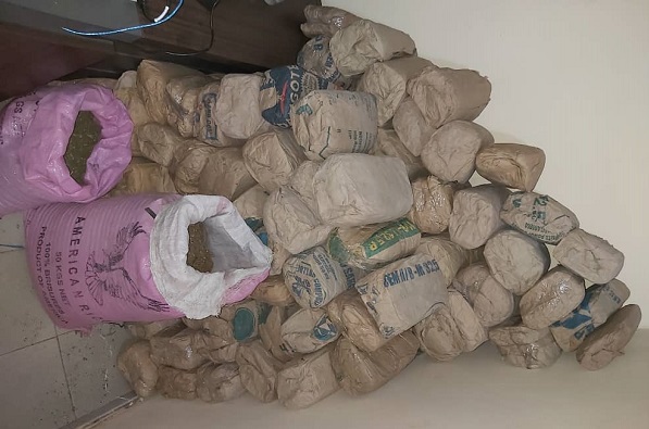 Descente de l’OCRTIS à Kolda: Une bande de trafiquants détale, laissant 127 kilos de chanvre indien