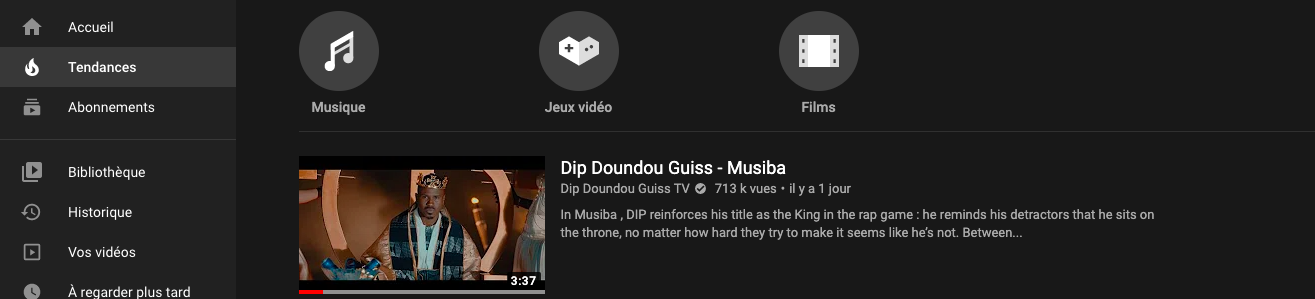 Le nouveau clip de Dip Doundou Guiss en numéro 1 des tendances au Sénégal avec Pepsi