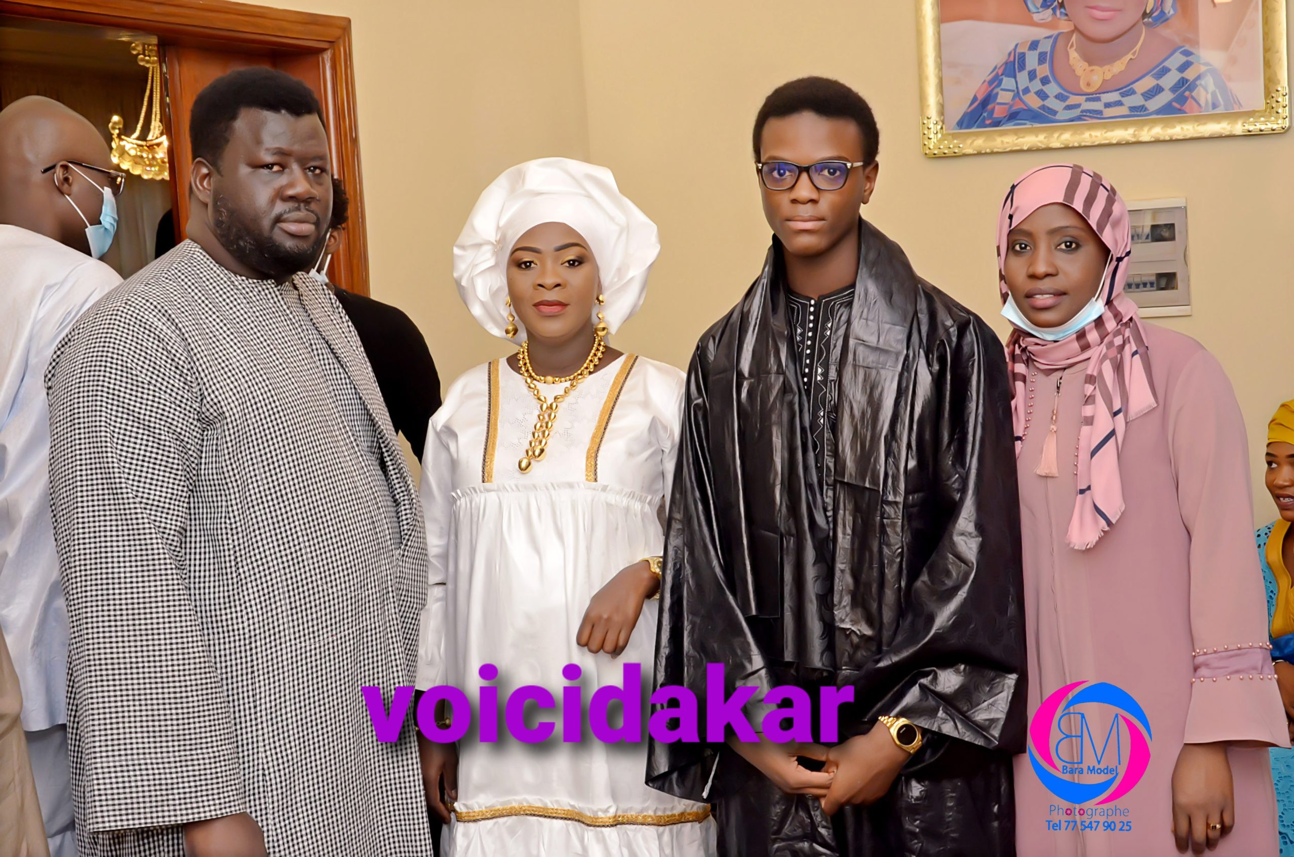Revivez en images le baptême du fils de Sokhna Maï Lahad, la  fille de Cheikh Abdou Karim Mbacké (Photos)