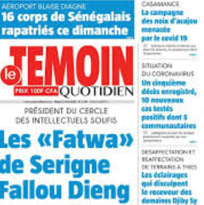 Procès en diffamation: Le tribunal refuse de suspendre «Le Témoin»