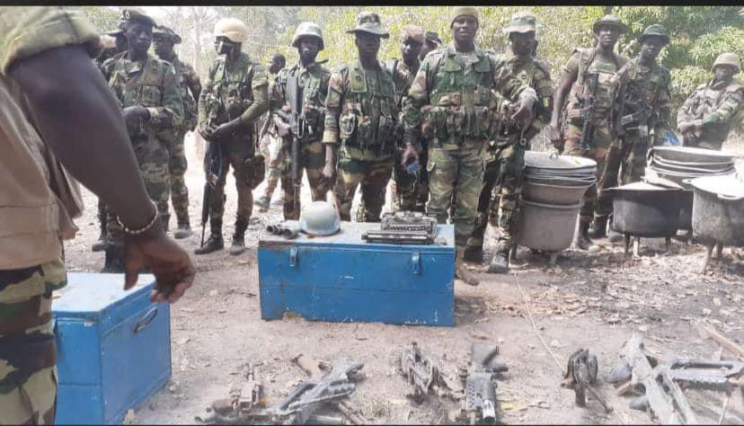 Casamance - L'Armée démantèle quatre bases rebelles et exhibe ses...