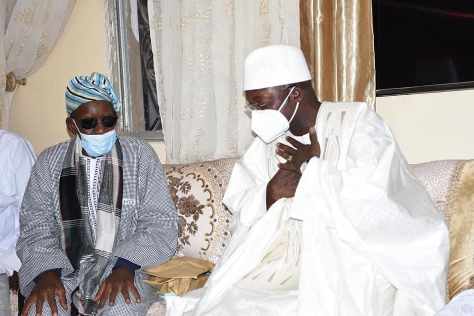 Kaolack / Décès de Serigne Mansour Mamoune Niass: Oumar Guèye a présenté les condoléances du Chef de l’Etat et de son gouvernement