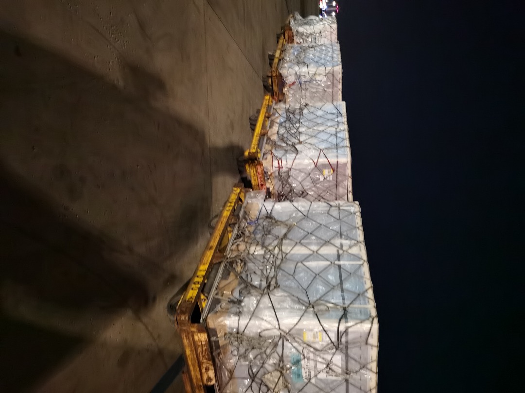 Le convoi des vaccins qui a quitté la Chine hier soir pour Dakar en images !