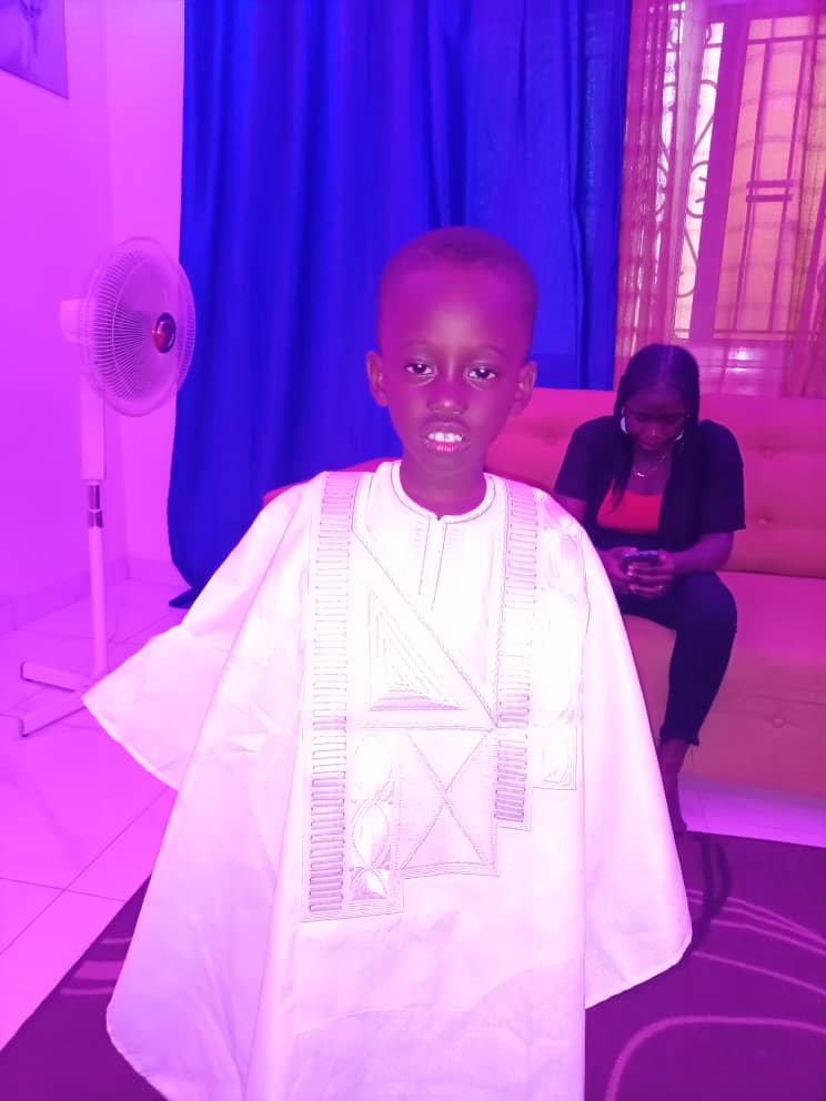 Photos / Fan de Sadio Mané: Ass Malick Sow, âgé de 5 ans, décerne son anniversaire de naissance à son joueur préféré