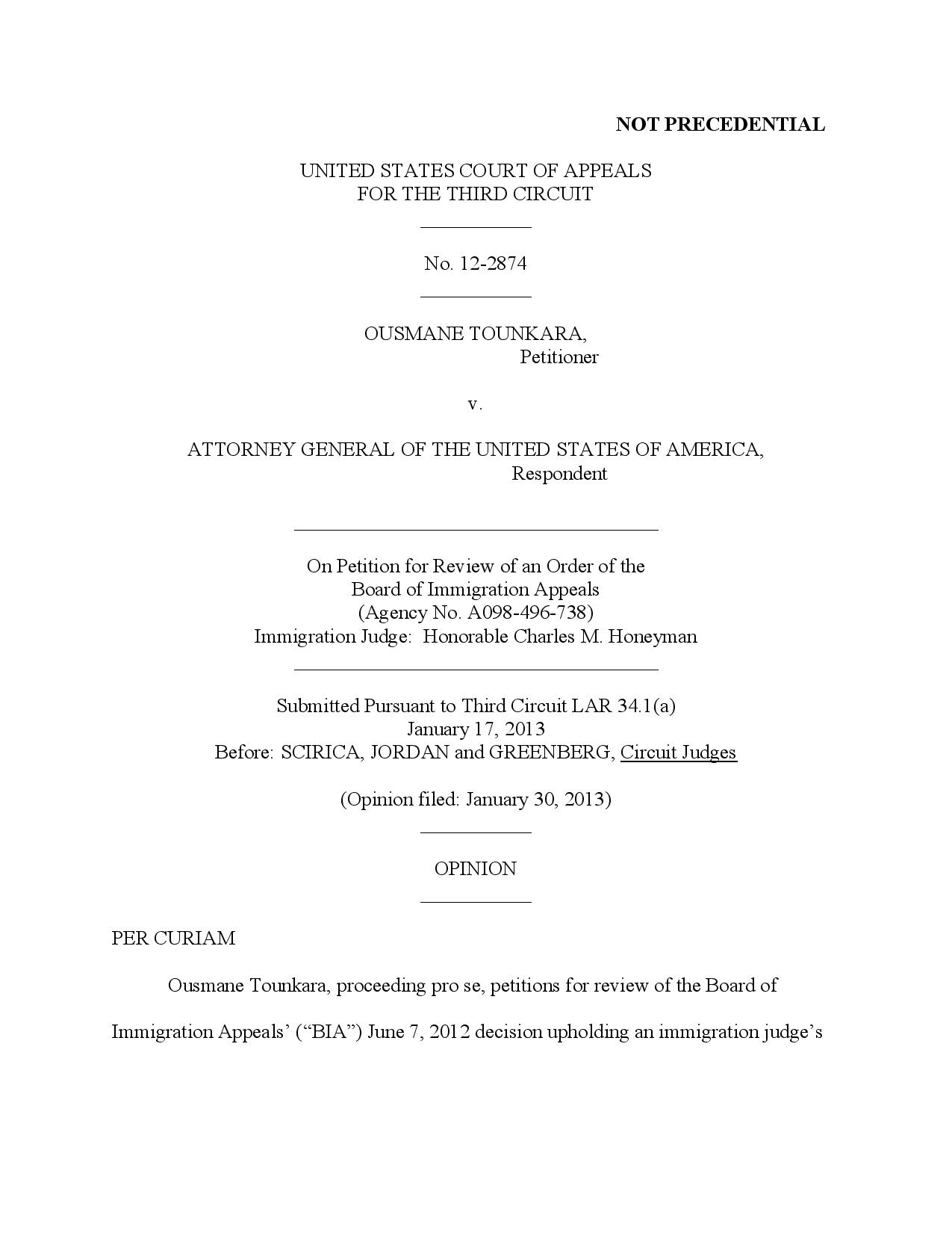 Document exclusif : Ousmane Tounkara est un demandeur d’asile guinéen ! Document exclusif : Ousmane Tounkara est un demandeur d’asile guinéen !
