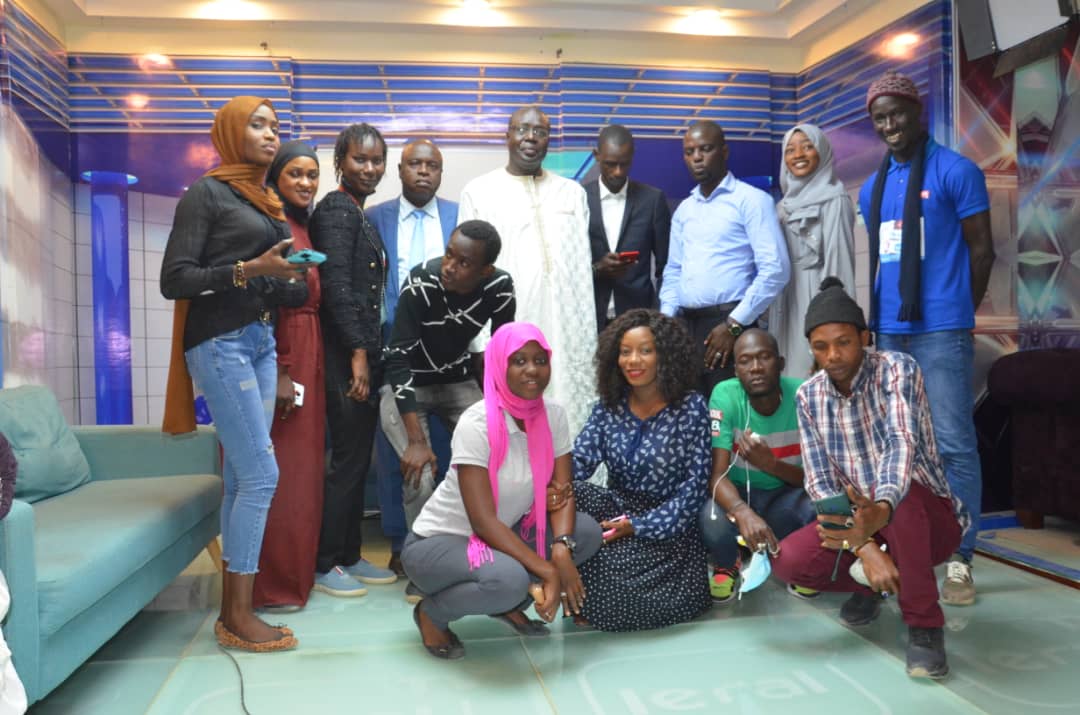 PHOTOS / En visite de remerciements: Boubacar Sèye, Horizons Sans Frontières loue le travail remarquable de Leral TV